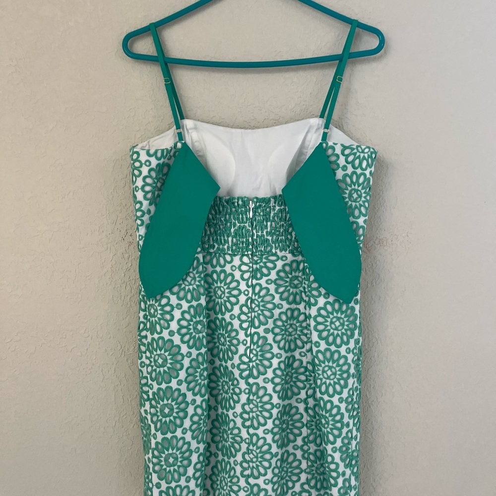 Lilly Pulitzer Green Floral Asymmetrical Dress - Picture 3 of 11